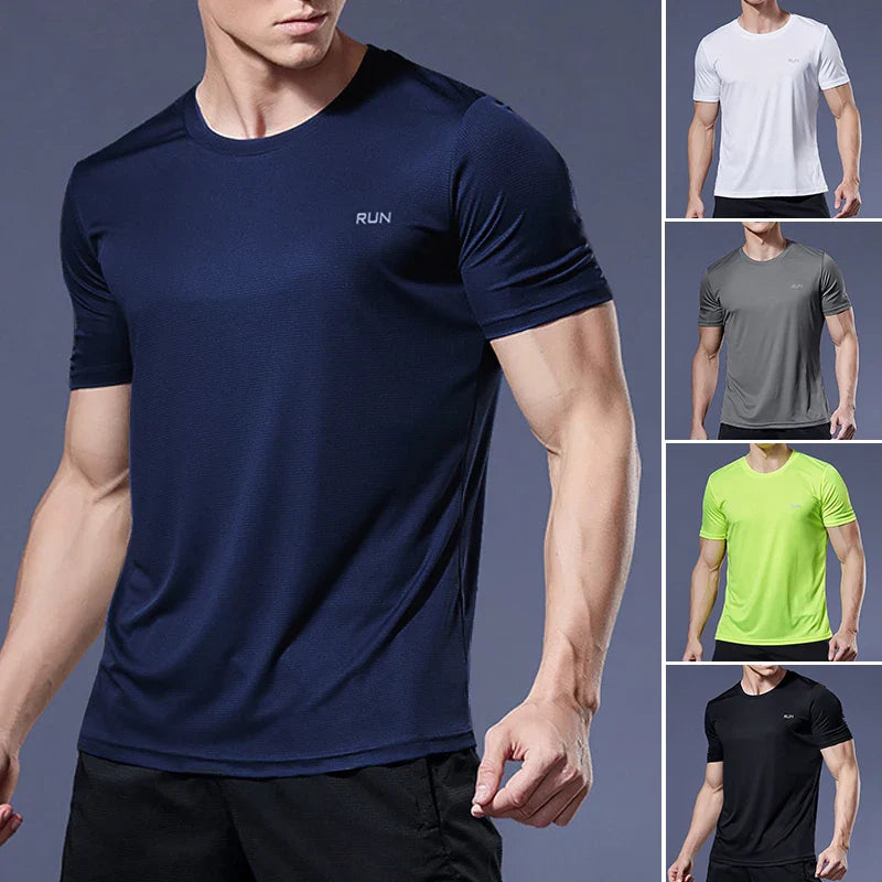 Camiseta de Compressão Para Treino RUN DRY-FIT Camisa Academia, Fitness, Musculação
