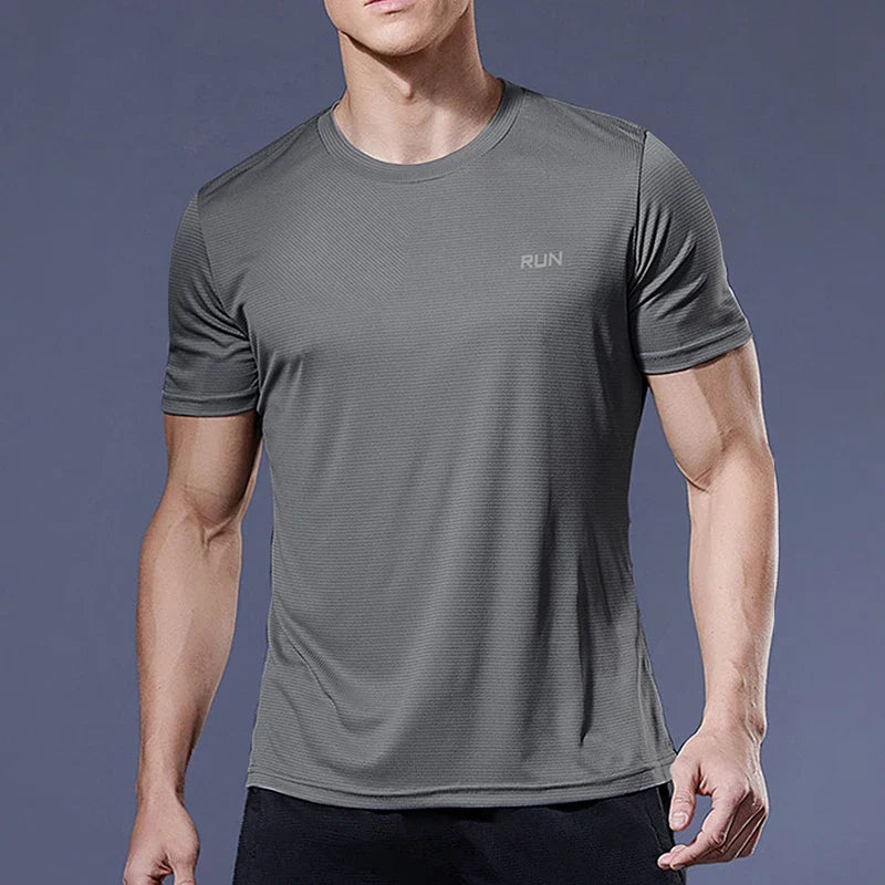 Camiseta de Compressão Para Treino RUN DRY-FIT Camisa Academia, Fitness, Musculação