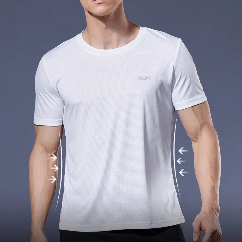 Camiseta de Compressão Para Treino RUN DRY-FIT Camisa Academia, Fitness, Musculação
